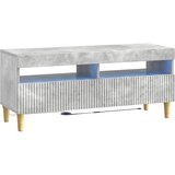  5-dijelni LED TV ormarić Betonska siva Konstruirano drvo | shoptok.hr