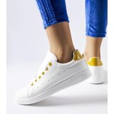 Gemre White sneakers with yellow accents Bushnell | Shoptok.si