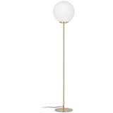 Kave Home Talna svetilka v zlati barvi s steklenim senčnikom (višina 150 cm) Mahala - Kave Home Cene