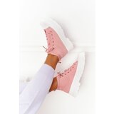 FJ1 Women's High Sneakers On A Chunky Sole Pink Trissy | Shoptok.si