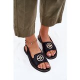 S. BARSKI Women's Sandals On Flat Heel With Decoration S.Barski Cene