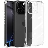 Oem Mayaxess, Udarno ohišje za iPhone 16 Pro Max z ojačanimi vogali, Prozorno, (5000215883) | Shoptok.si