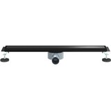 Tuš kanal 2-u-1 sa 360° sifonom Crna 70 cm Nehrđajući čelik 304 | shoptok.hr