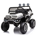 Lean_Toys Otroško vozilo Mercedes Unimog S 12V 4x4 bela lak lea | Shoptok.si