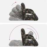 Podesivi podni naslonjač Maslinasto zelena Tkanina | shoptok.hr