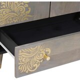  Highboard Siva i zlatna 60 x 33 x 100 cm Čvrsto drvo manga | shoptok.hr