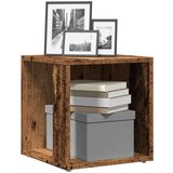 vidaXL Stranska miza Old Wood 33x33x34 cm Inženirski les | Shoptok.si