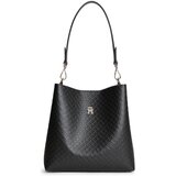 Tommy Hilfiger Ročne torbice Th Icon Shoulder Bag Mono Črna Cene