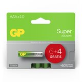 GP Batteries 6+4 GP Super Alkaline 1,5V AAA Micro LR03 GPSUP24A997C10 | shoptok.hr