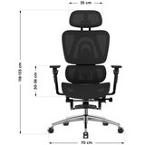 Mark Adler Expert 7.9 Crna ergonomična stolica | Eponuda.com