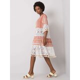 Italy Moda Dress-DHJ-SK-13567.41P-dark orange | Shoptok.si