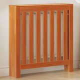 vidaXL Pokrov za radiator voščeno rjav 79,5x19x84 cm trdna borovina Cene