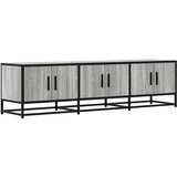 Maison Chic TV omarica - TV enota - Televizijska omarica siva sonoma 150x35x41 cm inženirski les in kovina, (21700526) Cene