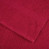  Ručnici za saunu SOLUND 2 kom crveni 80 x 200 cm 600 gsm | shoptok.hr
