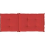  Jastuci za vrtne stolice 6 kom crveni 120x50x3 cm od tkanine | shoptok.hr