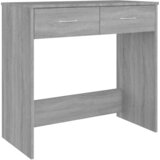  Radni stol boja hrasta sonome 80 x 40 x 75 cm konstruirano drvo Siva | shoptok.hr