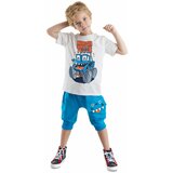 Denokids Monster Truck Boy T-shirt Capri Shorts Set Cene