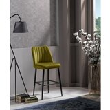 Hanah home Vento - Yellow YellowBlack Bar Stool Set (2 Pieces) | ePonuda.com