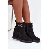 Boto Women's Platform Ankle Boots with Decorative Detail Black Marivana | ePonuda.com