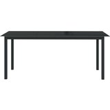  Vrtna jedilna garnitura 9-delna aluminij antracitna, (20580839) | Shoptok.si