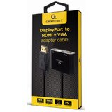 Gembird DisplayPort male to HDMI female + VGA female adapter | Eponuda.com
