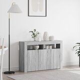 vidaXL Sideboard Siva sonoma Inženjersko drvo 116 x 30 x 75 cm Sideboard Cijene