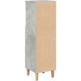 vidaXL Kopalniška omarica betonsko siva 30x30x100 cm inženirski les | Shoptok.si