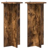  Stalak za biljke 2 pcs Dimljeni hrast 40 x 40 x 80 cm | shoptok.hr