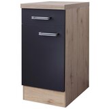 Lesnina-XXXL omarica milano, antracit, hrast, š. 40 | Shoptok.si