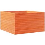  Vrtno cvetlično korito voščeno 80x80x45,5 cm trdna borovina | Shoptok.si