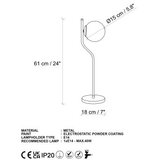 Opviq tulip 13821 - black black table lamp | ePonuda.com