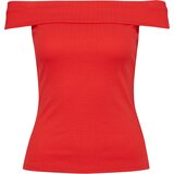 Orsay Red women's short-sleeved T-shirt - Women's | Shoptok.si