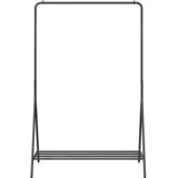  Stalak za odjeću s pohranom Crna 100 x 56 x 154 cm Čelik | Eponuda.com