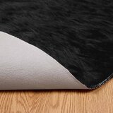  Tepih od umjetne ovčje kože TAFALLA Crna Ø 120 cm Poliester | shoptok.hr