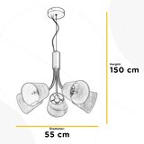 Lesnina XXXL LESTENEC 55/150 cm E14 | Shoptok.si