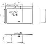  Sudoper SHR Irida 780L Lijevi | shoptok.hr