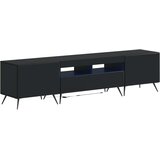  5-dijelni LED TV ormarić Crna Konstruirano drvo | shoptok.hr