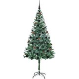 vidaXL Umjetno božićno drvce s stalakom Zelena 180 cm PVC i čelik | shoptok.hr