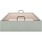  Okvir kreveta bez madraca svjetlosivi 90x200 cm baršunasti | shoptok.hr