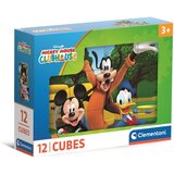 Clementoni Mickey Mouse 12-delni komplet pravljicnih kock - | Shoptok.si