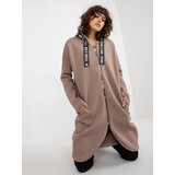 RELEVANCE Sweatshirt-RV-BL-6683.00P-dark beige | Shoptok.si