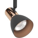 Eglo barnham spot/3, led, 3x3,3w, 3x240lm, bakar/crna/čelik XNM6KMM | Eponuda.com