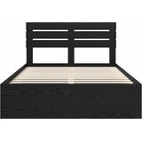  Krevetna konstrukcija Crna 160 x 200 cm Čvrsto borovo drvo | shoptok.hr