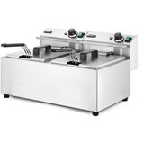 Hendi friteza profi line - 2 x 8 l, profi line, 16L, 230V/7000W, 605x460x(H)369mm | Eponuda.com