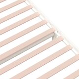  Posteljni okvir bel iz trdnega lesa 90x200 cm, (20684782) | Shoptok.si