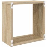  Kockaste zidne police 4 kom boja hrasta sonome 30 x 15 x 30 cm | shoptok.hr
