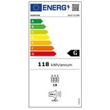 Dunavox Hladnjak za vino ugradbeni DAUF-19.58B podpultni | shoptok.hr