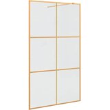  Zid za walk-in tuš Zlatno 115 x 195 cm Staklo otporno na udarce | shoptok.hr