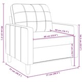  Fotelja krem 60 cm baršunasta Krema | Shoptok.si