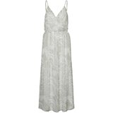 Vero Moda Obleka 'Kaya' pastelno zelena / bela | Shoptok.si